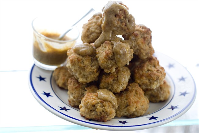 For Super Bowl party a seriously intense meatball