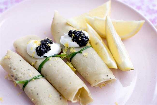 Serve a bundle of love (and caviar) on Valentine's
