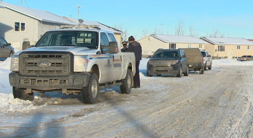File photo of RCMP investigating the death of a man in Maskwacis.