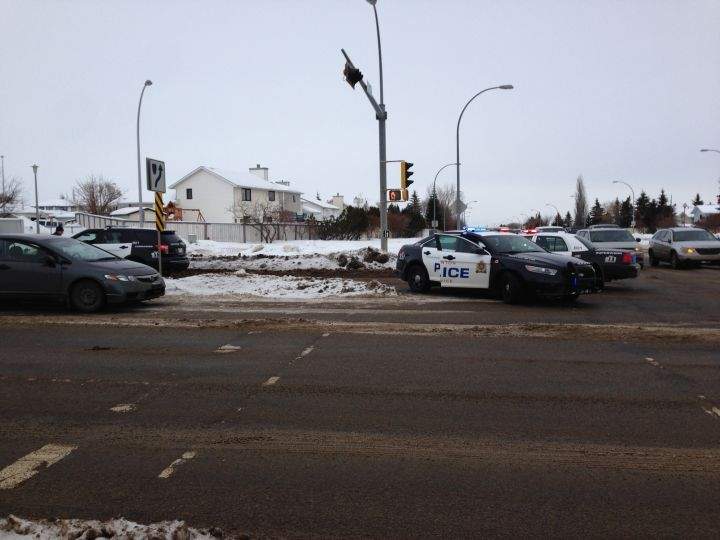 Police conducted a “high-risk takedown” in the area of 153 Avenue and 66 Street Saturday, Jan. 11, 2014.