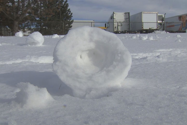 Snow rollers are turning up across the U.S. Midwest