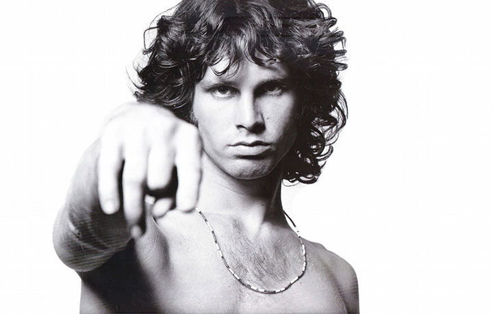 Jim Morrison of The Doors.