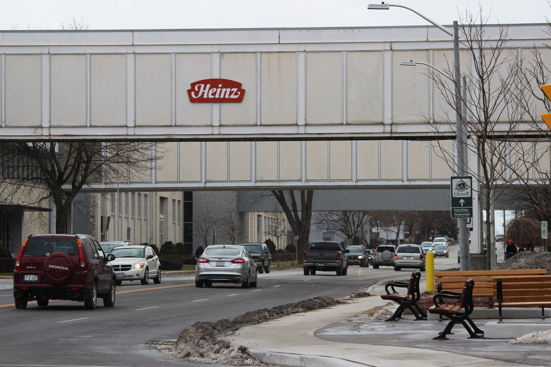 The Heinz facility, situated at the centre of town.