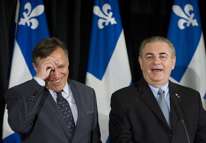 Francois Legault and ; Jacques Duchesneau;