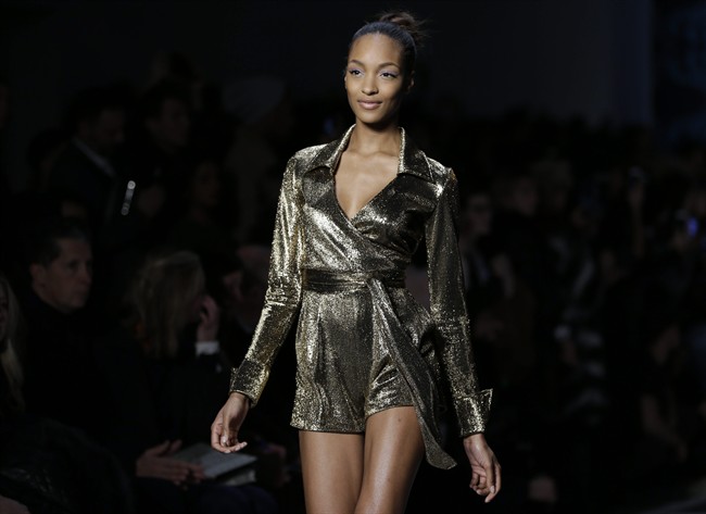 DVF marks wrap dress anniversary with confetti