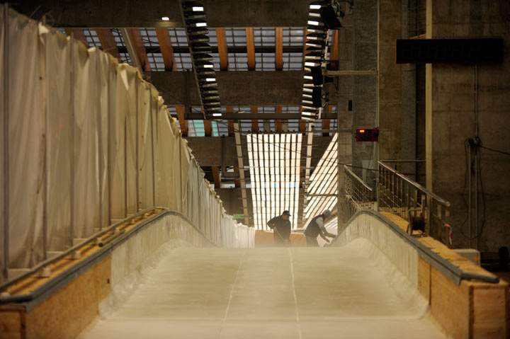 Sanki Sliding Center start zone