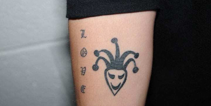 Justin Bieber tattoo arm