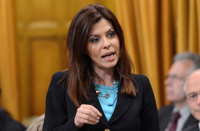 Conservative MP Eve Adams speaks in the House of Commons on June 11, 2013. THE CANADIAN PRESS/Sean Kilpatrick.