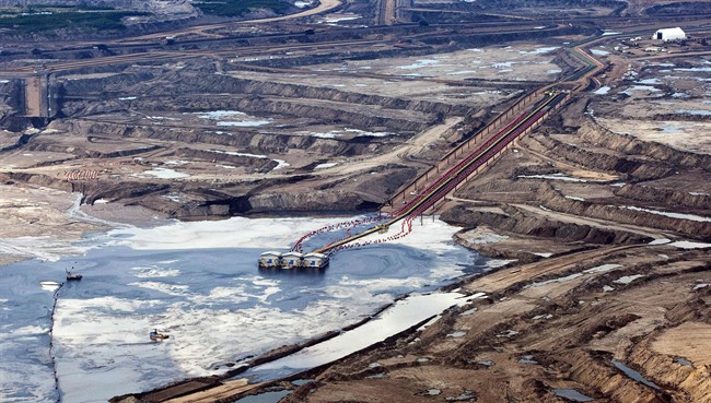 An oilsands facility seen from a helicopter near Fort McMurray, Alta., on July 10, 2012.