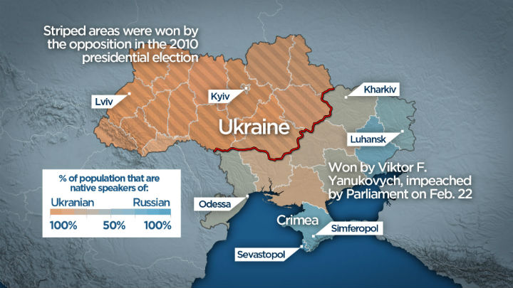 Three maps to help understand what’s going on in Ukraine - image