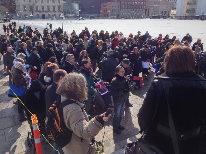 Loretta Saunders vigil