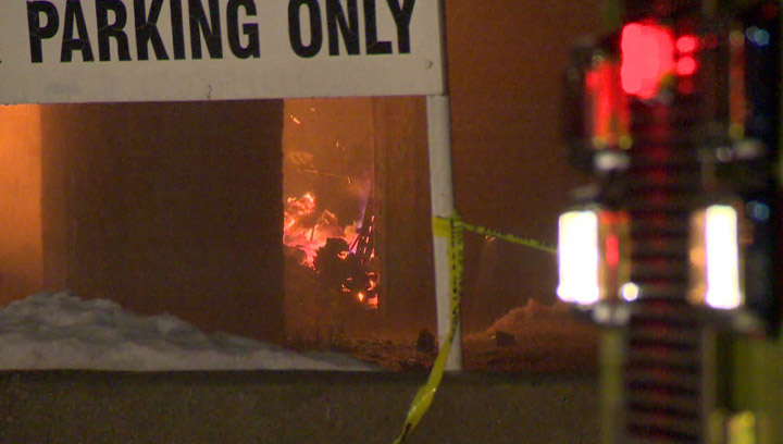 Businesses, apartments extensively damaged by fire in downtown Moose Jaw on Wednesday night.