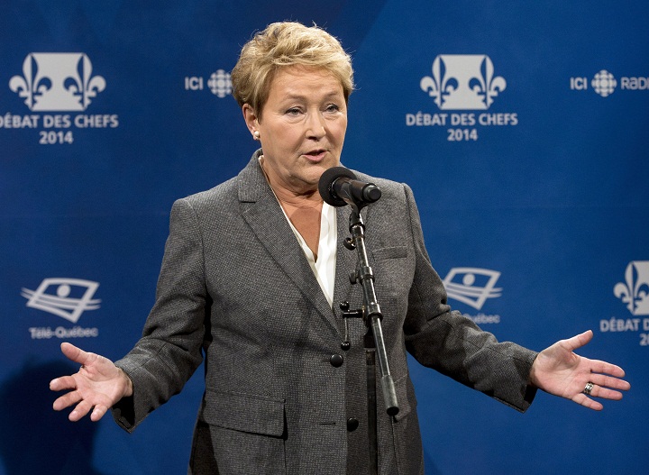 Parti Quebecois leader Pauline Marois
