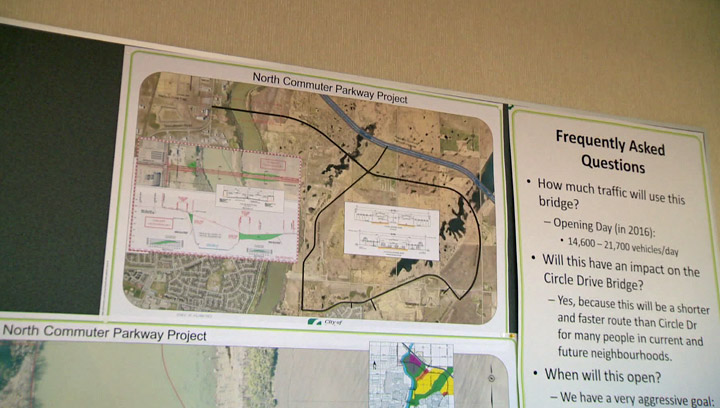Provincial funding for north commuter parkway bridge in Saskatoon depends on money also coming from the federal government.
