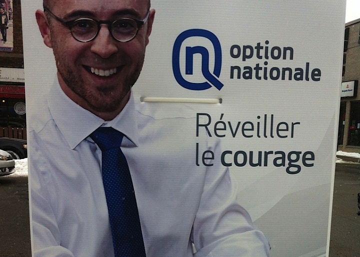 Option Nationale election poster.