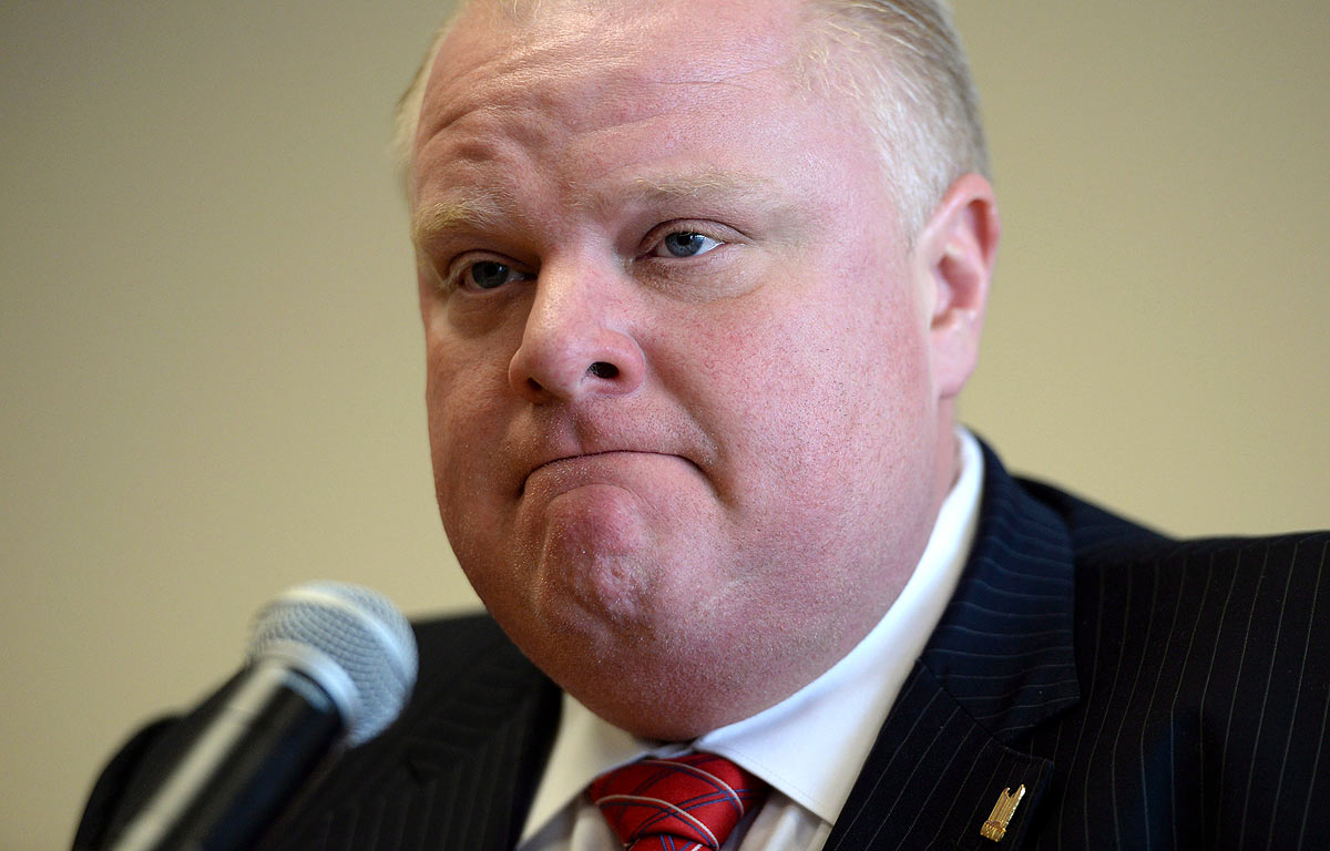 Toronto Mayor Rob Ford