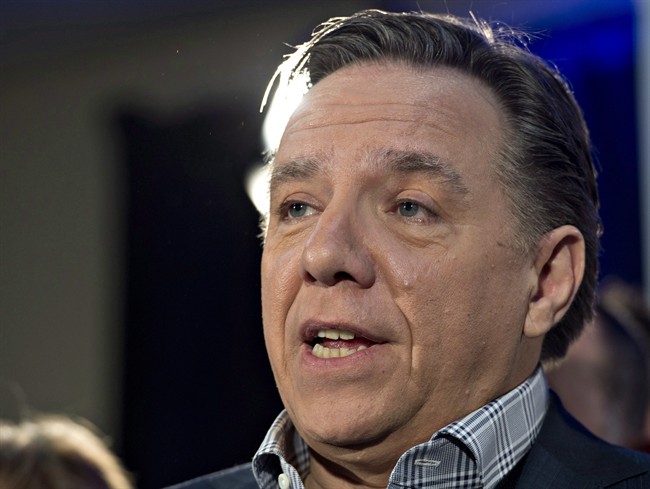 Coalition Avenir Quebec Leader Francois Legault. 