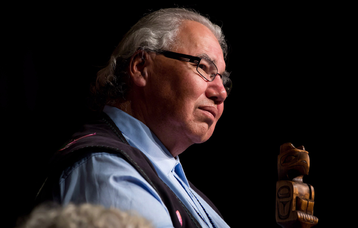 Truth and Reconciliation Commission Chair Justice Murray Sinclair listens during the Truth and Reconciliation Commission of Canada British Columbia National Event in Vancouver on Sept. 18.