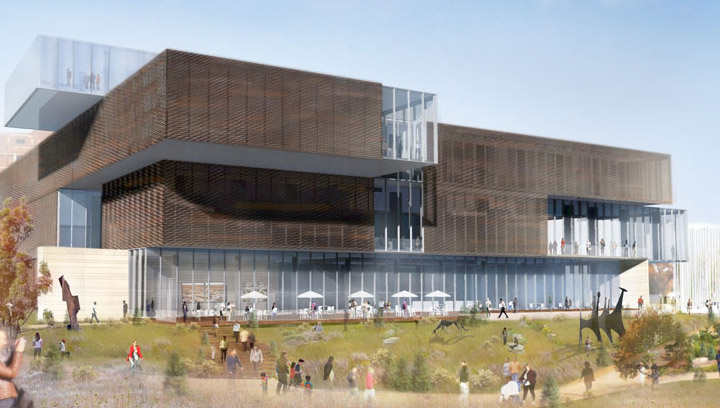 Drawing of the new Remai Modern, Art Gallery of Saskatchewan in Saskatoon.