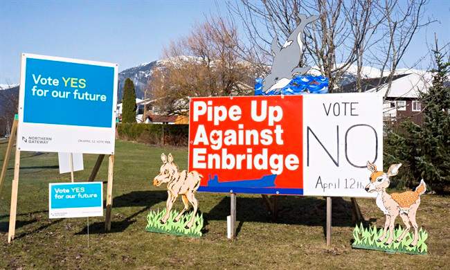 Kitimat pipeline protest