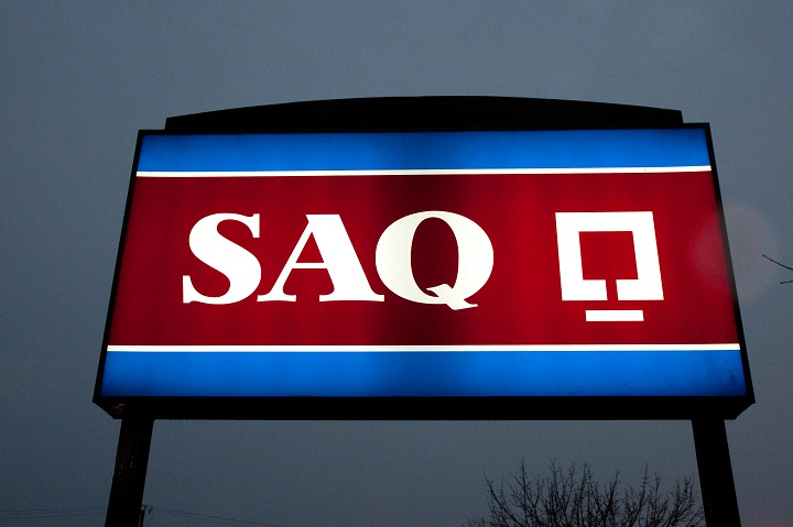 Quebec liquor board sign