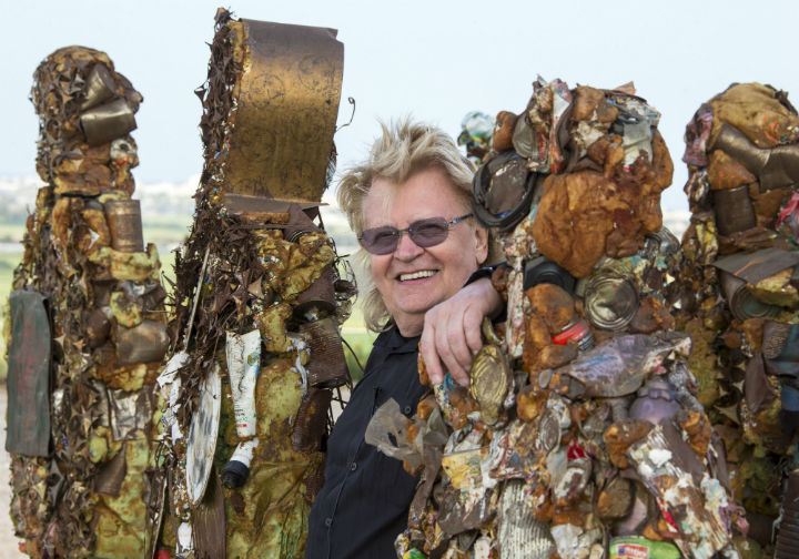 HA Schult constructed 1,000 "Trash People" out of 20 tons of rubbish.