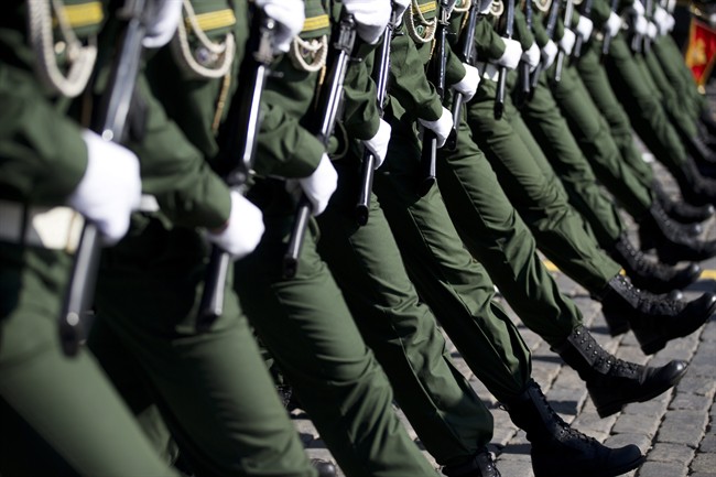 Russia's military today can overpower any potential foe, President Vladimir Putin says.