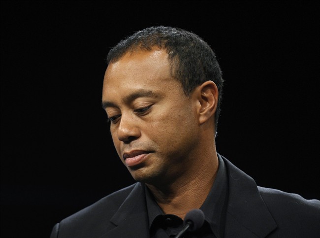 Woods says his recovery from back surgery is going slowly and he's not sure when he'll be able to return to golf.