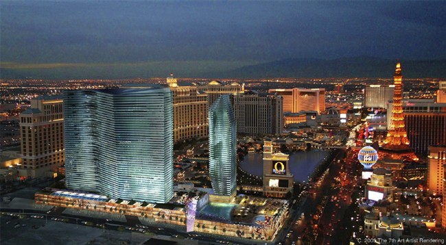 This undated image provided by The Cosmopolitan of Las Vegas, shows the Cosmopolitan hotel and casino, in Las Vegas.