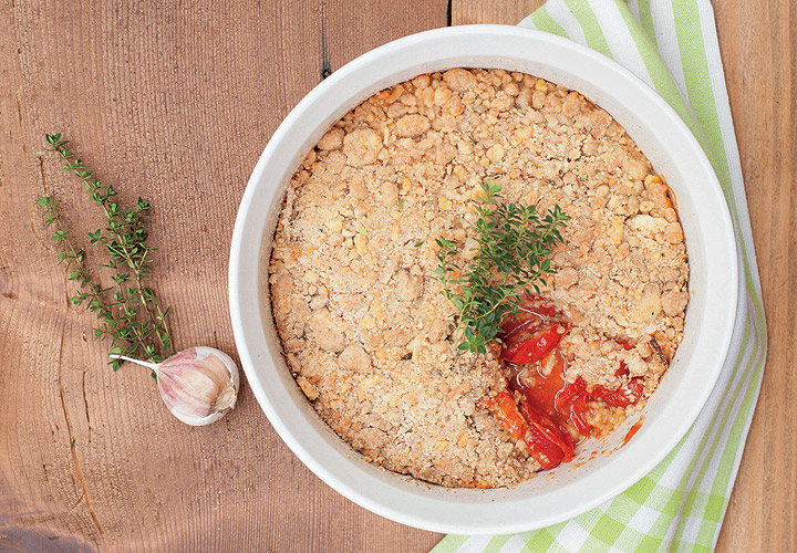 Recipe: Roasted Tomato Cobbler With Thyme