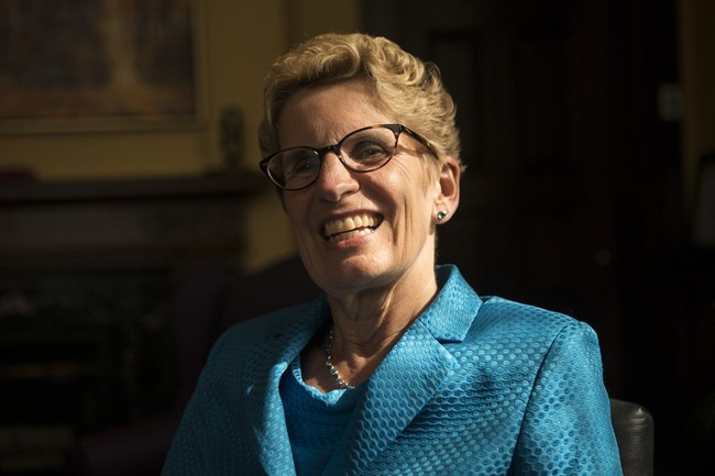 Premier Kathleen Wynne is photographed in her Queen's Park Office in Toronto on Wednesday June 18, 2014.