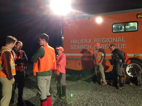 Ground searchers look for lost mother and son