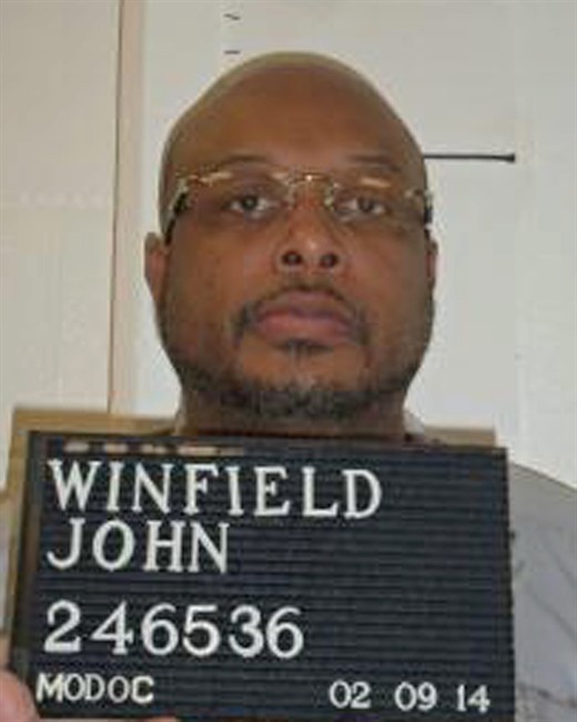 In this Feb. 9, 2014 file photo provided by the Missouri Department of Corrections is John E. Winfield. Winfield, was executed ten minutes after midnight Wednesday, June 18, 2014. He was one of three set to die this week as states move ahead with plans to carry out the death penalty.