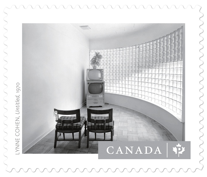This Canada Post stamp features Untitled by Lynne Cohen.