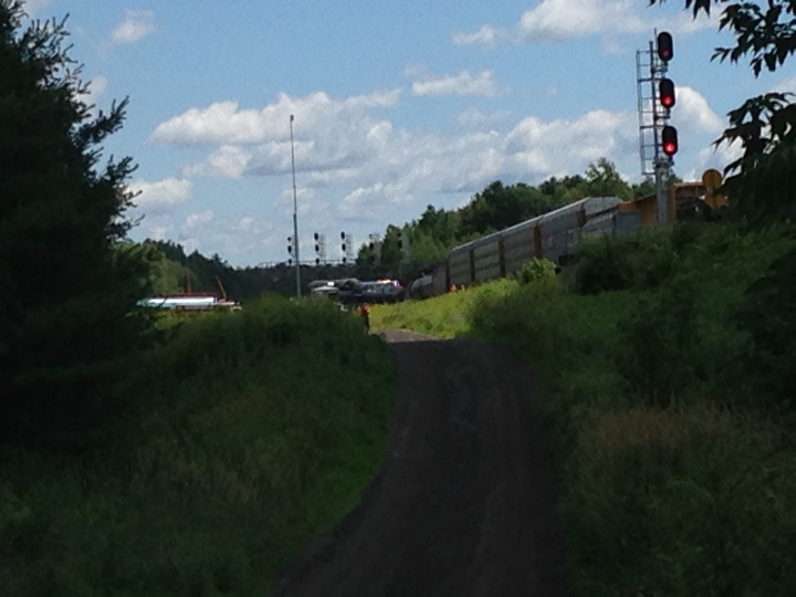 VIA Rail service was disruptioned after a 26-car CN freight train derailed in Brockville, Ont. on July 10, 2014.