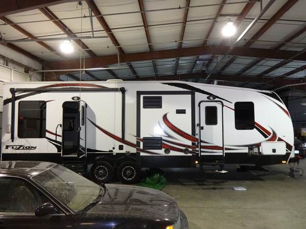 Recovered 2013 Fusion FZ30113 Trailer.