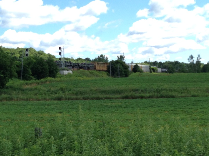 VIA Rail service was disruptioned after a 26-car CN freight train derailed in Brockville, Ont. on July 10, 2014.