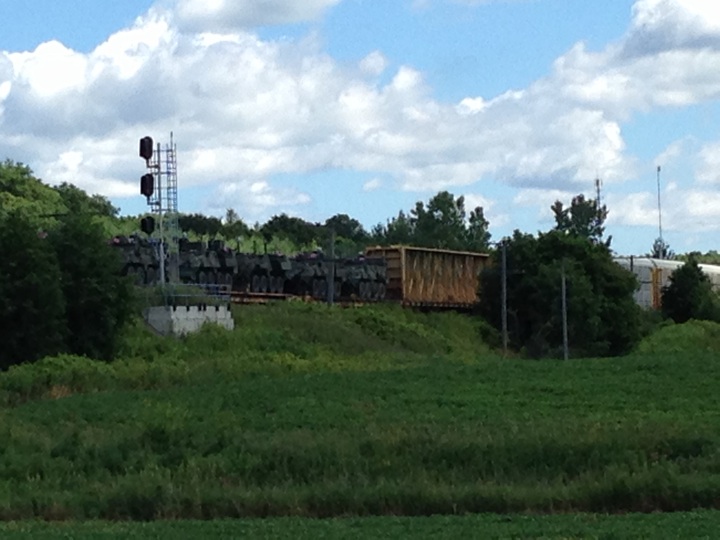 VIA Rail service was disruptioned after a 26-car CN freight train derailed in Brockville, Ont. on July 10, 2014.