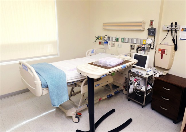 This handout photo provided Friday, August, 1, 2014, by Emory University, shows the isolation room at Emory University Hospital set up to treat patients exposed to certain infectious diseases and where an American aid worker infected with the Ebola virus in Africa will be treated in Atlanta.