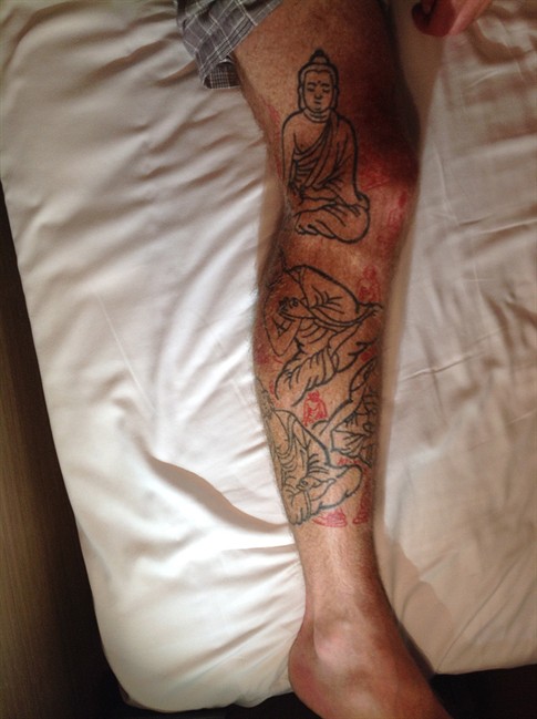 Jason S. Polley, an English professor in Hong Kong, originally of Russell, Ont., says he was vacationing in Myanmar when he was forced to leave because his tattoos supposedly caused offence.