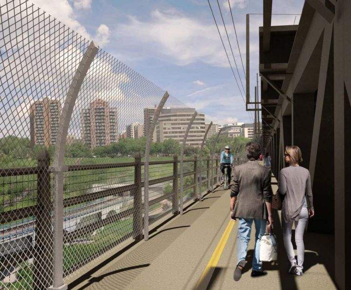 high level bridge barriers