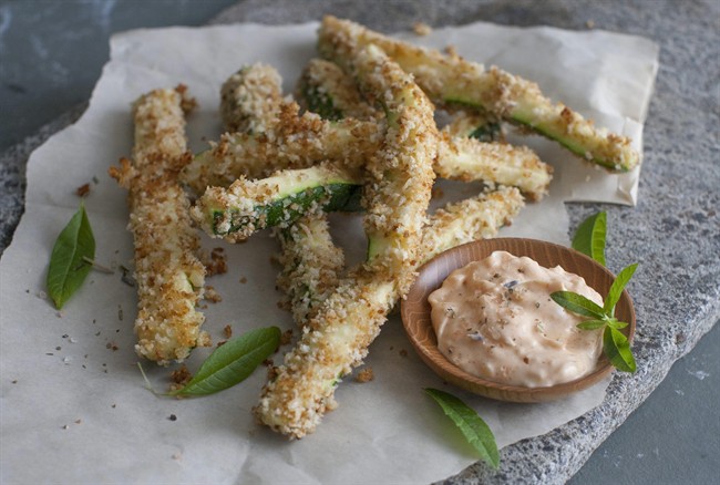 Turning your zucchini abundance into no-fry fries