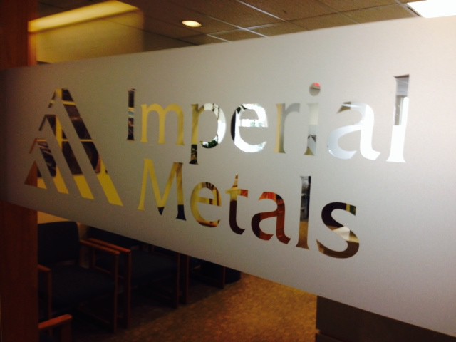 The office of Imperial Metals Corporation, which owns Mount Polley Mine and is the site of a tailings pond breach.