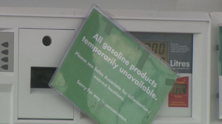 Shell gas shortage