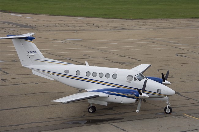 A government of Alberta airplane is shown in a handout photo. The Alberta government's controversial fleet of airplanes will soon be gone. 