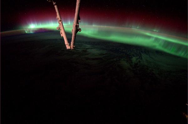 Aurora from the International Space Station