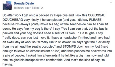 Social media post on bad TTC bus behaviour goes viral - image