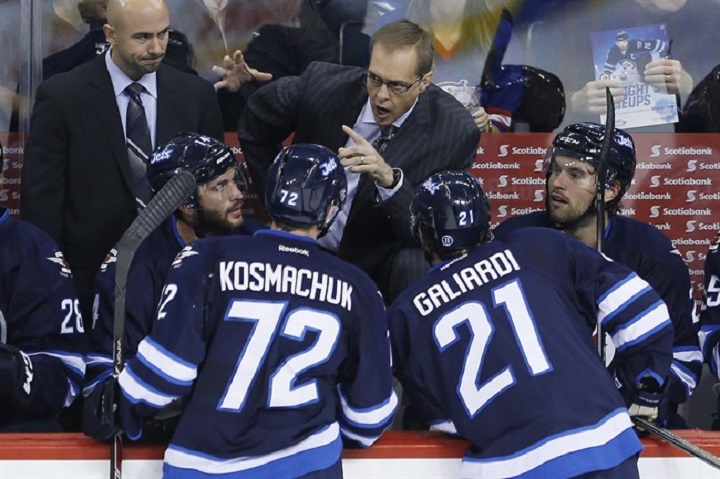 Winnipeg head coach Paul Maurice said one positive Monday in Edmonton was the play of Mathieu Perreault, who signed a three-year deal as a free agent this summer after splitting last season between Washington and Anaheim.