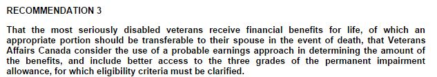 Veterans’ families get counselling; better disability payments on hold - image