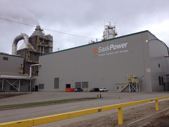 Saskatchewan's commercial-scale carbon capture and storage (CCS) power plant at the Boundary Dam Power Station in Estevan.